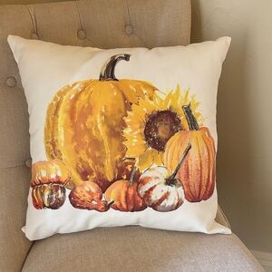 Pottery Barn Harvest Pumpkin Pillow